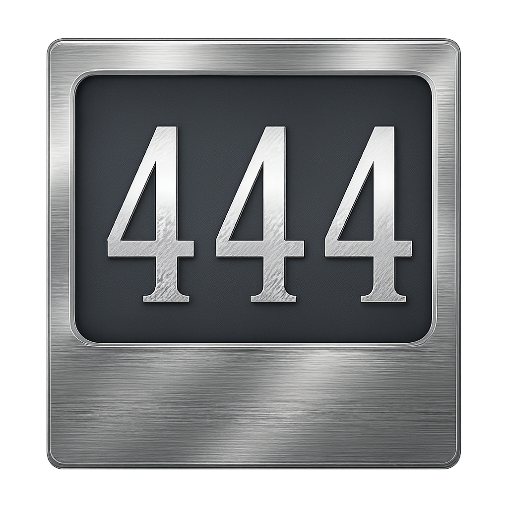 444 Year Badge
